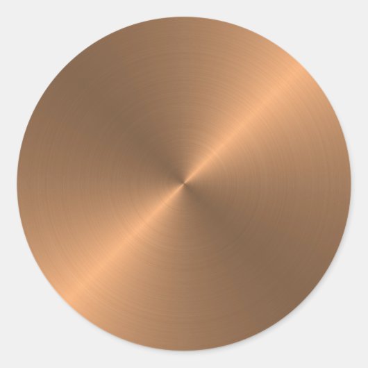 Sticker Rond Cuivre (Devant)