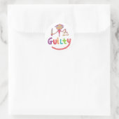 Sticker Rond Culpabilité (Sac)