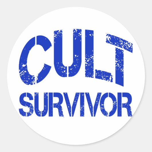 Sticker Rond Cult survivor (Devant)