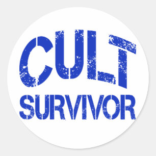 Sticker Rond Cult survivor