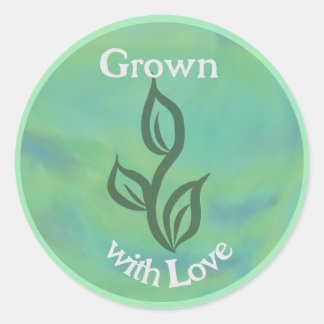 Sticker Rond Cultivé avec amour I