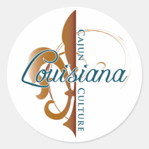 Sticker Rond Culture cajun