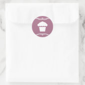 Sticker Rond cupcake (Sac)