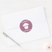 Sticker Rond cupcake (Enveloppe)
