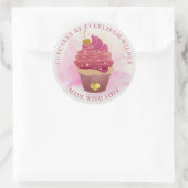 Sticker Rond Cupcake  (Sac)