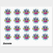 Sticker Rond cupcake (Feuille)