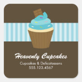 Sticker rond Cupcake (Devant)