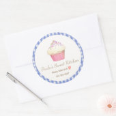 Sticker Rond Cupcake (Enveloppe)
