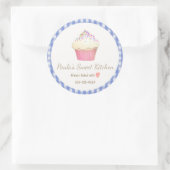 Sticker Rond Cupcake (Sac)