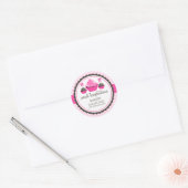 Sticker Rond Cupcake and Cake Pops Boulangerie Cachets (Enveloppe)