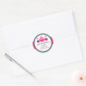 Sticker Rond Cupcake and Cake Pops Boulangerie Cachets (Enveloppe)