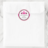 Sticker Rond Cupcake and Cake Pops Boulangerie Cachets (Sac)