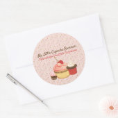 Sticker Rond Cupcake Fun (Enveloppe)