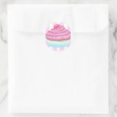 Sticker Rond Cupcake Love (Sac)