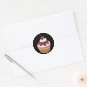 Sticker Rond Cupcake - SRF (Enveloppe)