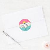 Sticker Rond Cupcake Whimsical Boulangerie Cachets (Enveloppe)