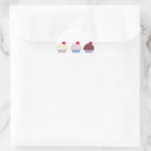 Sticker Rond Cupcakes (Sac)