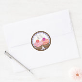Sticker Rond Cupcakes (Enveloppe)