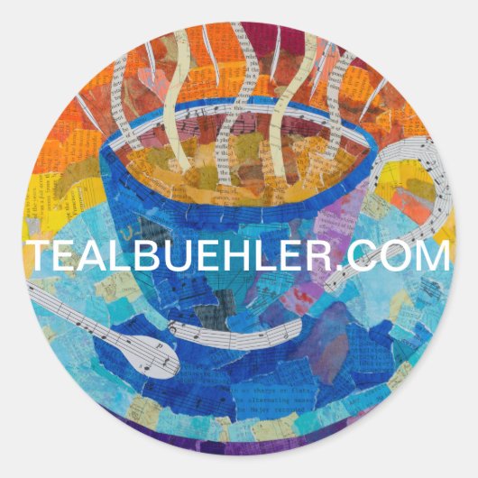 Sticker Rond Cuppa (Devant)