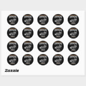 Sticker Rond Curaçao (Feuille)