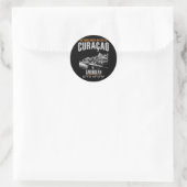 Sticker Rond Curaçao (Sac)