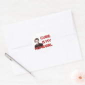 Sticker Rond Curie Est Ma Fille (Enveloppe)