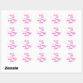 Sticker Rond Curl, Up and, Dye (Feuille)