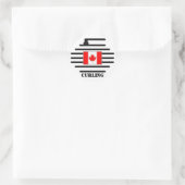 Sticker Rond Curling Canada (Sac)