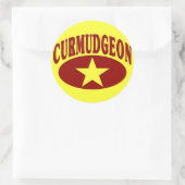 Sticker Rond Curmudgeon (Sac)