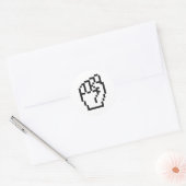 Sticker Rond Curseur de pied (Enveloppe)