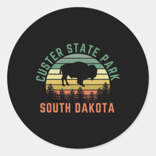 Sticker Rond Custer State Park