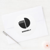 Sticker Rond Custom Business Logo Brand  (Enveloppe)