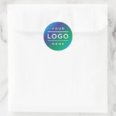 Sticker Rond Custom Business Logo Company Branded (Sac)