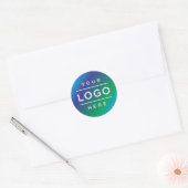 Sticker Rond Custom Business Logo Company Branded (Enveloppe)