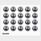 Sticker Rond Custom Campaign Photo (Feuille)