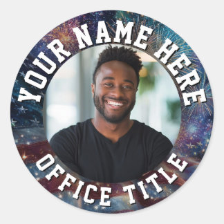 Sticker Rond Custom Campaign Photo