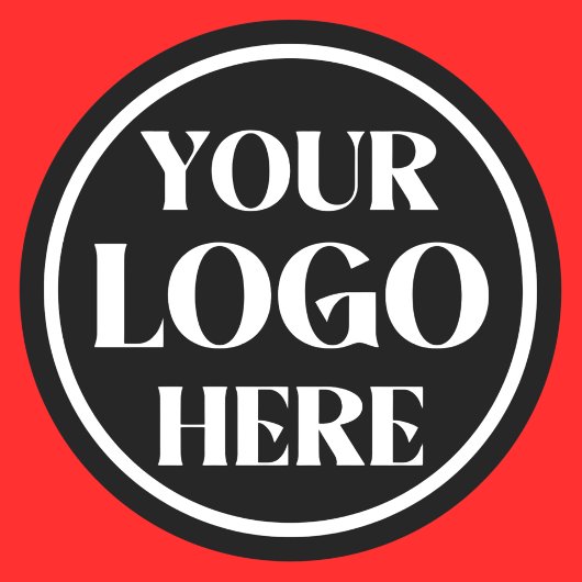 Sticker Rond Custom Company Business Logo