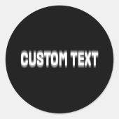 Sticker Rond Custom Distortion Glitched Text Effect (Devant)