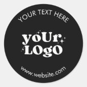 Sticker Rond Custom Logo (Devant)