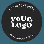 Sticker Rond Custom Logo