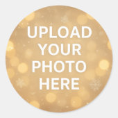 Sticker Rond Custom Photo (Devant)