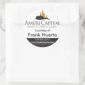 Sticker Rond CUSTOM Real Estate avec l'aimable autorisation de (Sac)