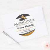 Sticker Rond CUSTOM Real Estate Seals V3 (Enveloppe)