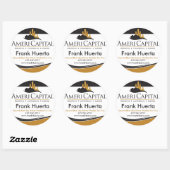 Sticker Rond CUSTOM Real Estate Seals V3 (Feuille)