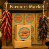 Sticker Rond Custom Southwest Authentic Hatch Red Chile Spice