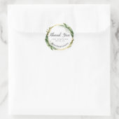 Sticker Rond Custom Thank You For Shopping with us - Business (Sac)