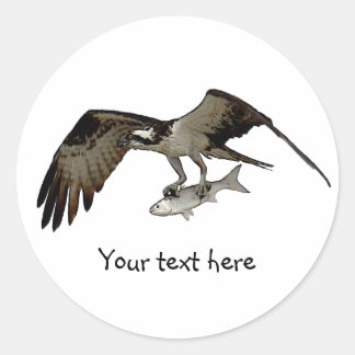 Sticker Rond Customise-Moi ! Balbuzard pêcheur