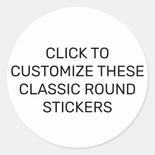 STICKER ROND CUSTOMISER CES BÂTIMENTS RONDS CLASSIQUES (Devant)
