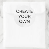 Sticker Rond Customisez votre propre (Sac)