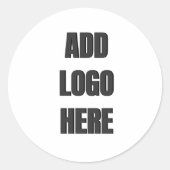 Sticker Rond Customisez vous-même (Devant)